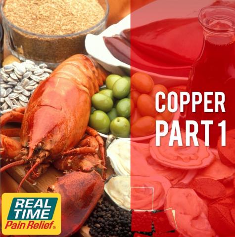 Foods with Copper can help the body rebuild damaged cartilage