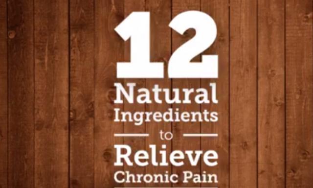 How to relieve pain with natural ingredients