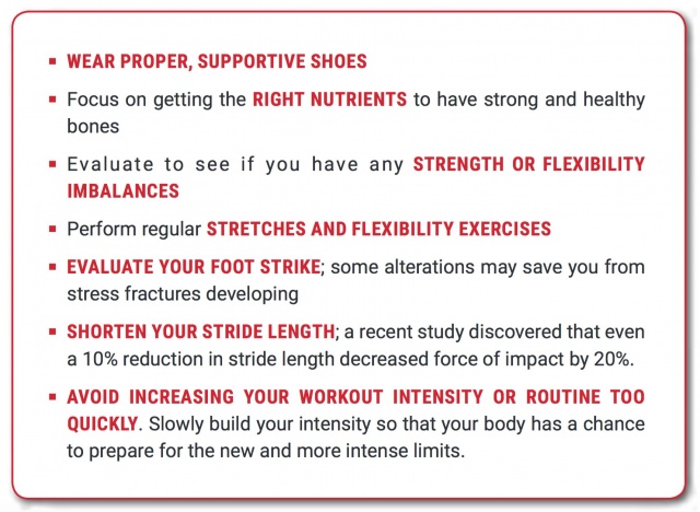 Stress Fracture Prevention Tips