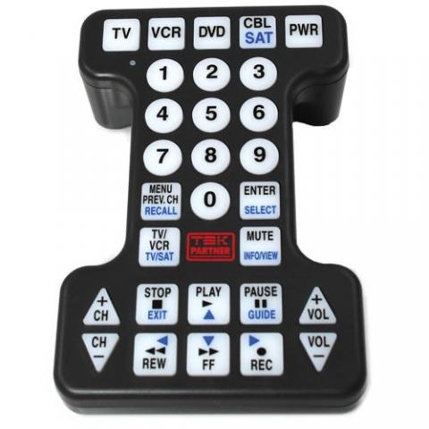large button remotes can ease hand pain