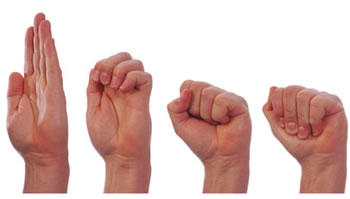 Using hand exercises to relieve hand and knuckle pain.