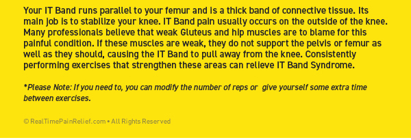 5 exercises to relieve IT Band syndrome