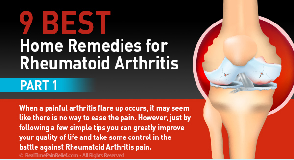 Best home remedies for rheumatoid arthritis pain.