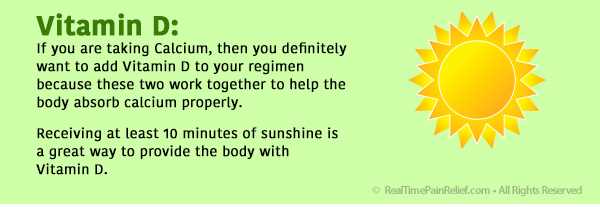 Vitamin D can build bone mass to prevent shin splint pain.