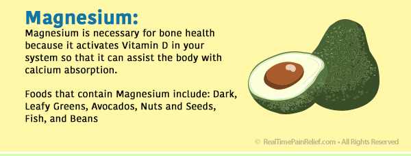 Magnesium can build bone mass to prevent shin splint pain.
