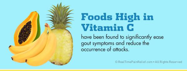 vitamin c rich foods are great for gout pain