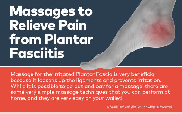 massages to relieve plantar fasciitis