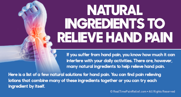 Natural-ingredients-relieve-hand-pain