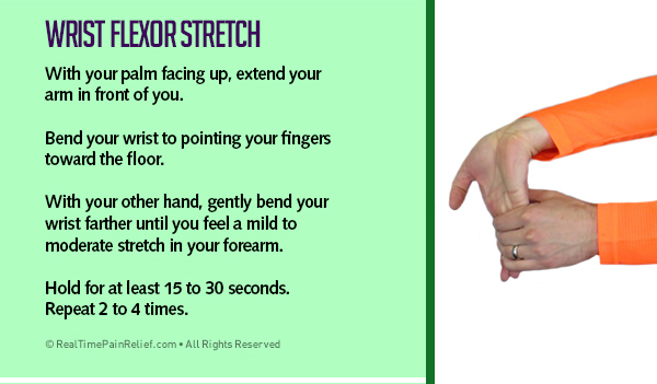 wrist flexor for carpal tunnel